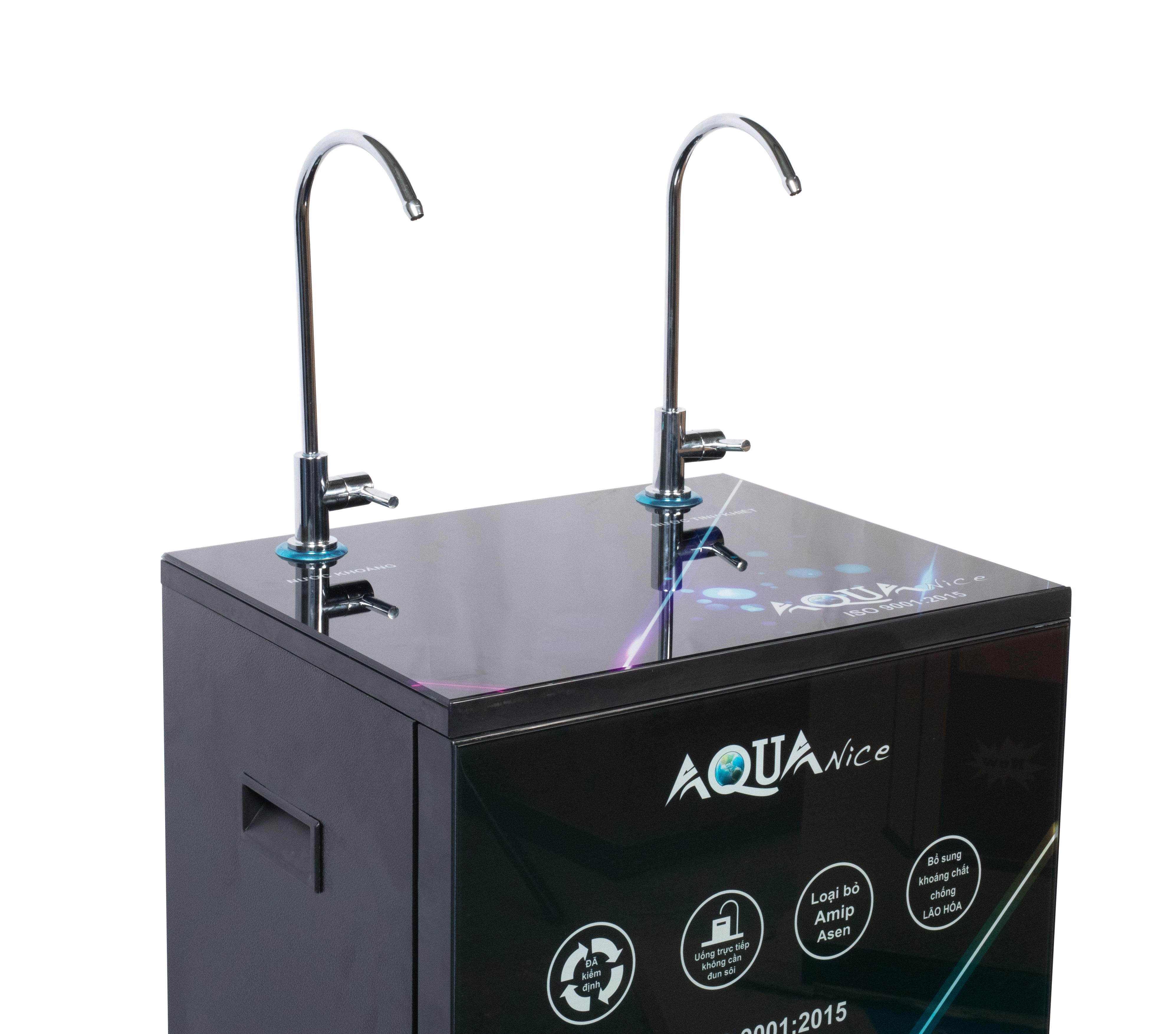 Máy lọc nước 2 vòi khoáng tinh khiết AQUA Nice có thiết kế sang trọng tinh tế