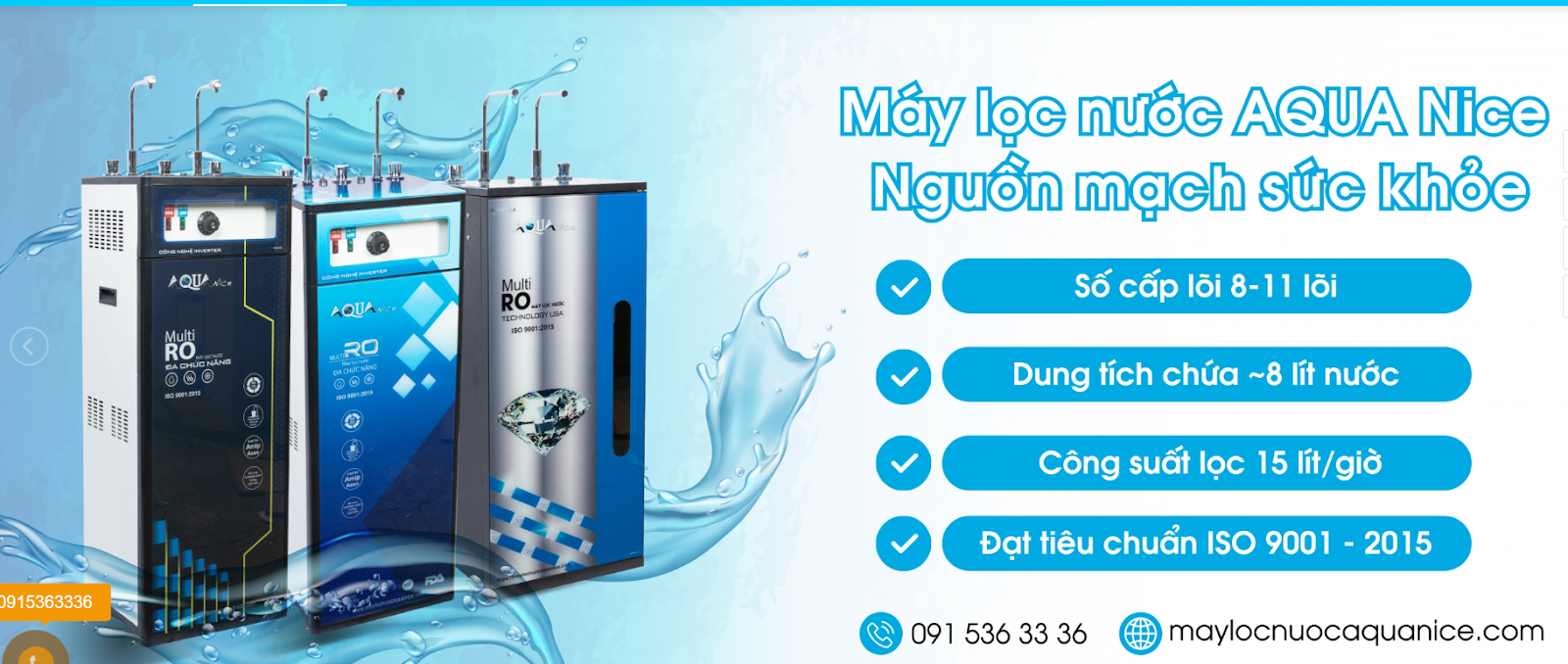 AQUA Nice - Địa chỉ uy tín cung cấp máy lọc nước chất lượng.