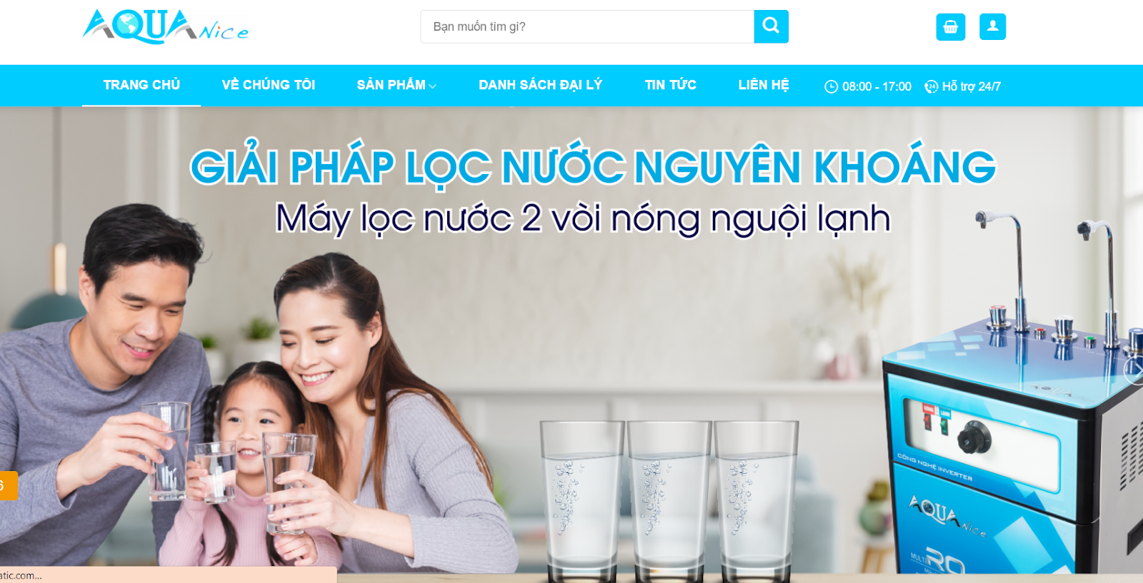 AQUA Nice - Địa chỉ tin cậy cung cấp máy lọc nước thông minh, giá tốt