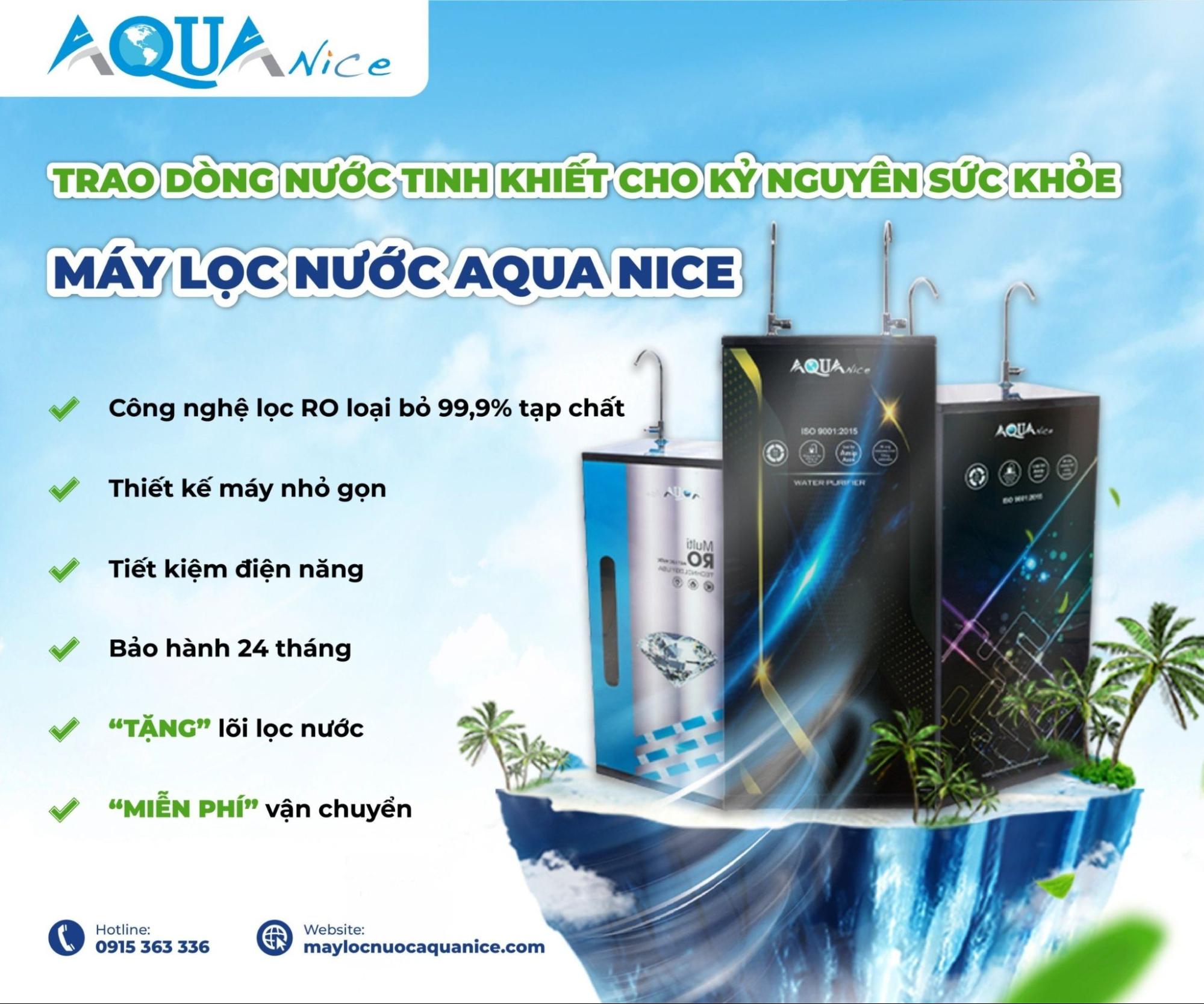 Giá máy thanh lọc nước rét giá buốt Aqua biết bao dạng
